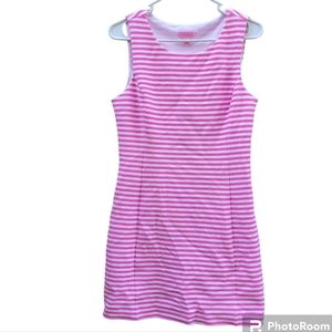 Lilly Pulitzer Pink and White Striped Dress